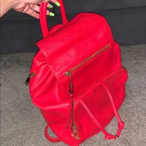 Aldo Red Backpack